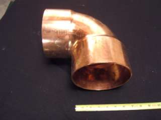 Copper Pipe Fitting   6 Inch 90 Degree   New   