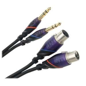 Monster Cable M DJ CFX 4M Monster DJ Cables 4 meter pair XLR Female to 