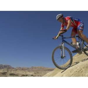  Riding Downhill in the Mount Sodom International Mountain Bike 