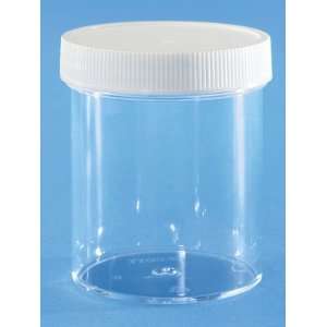  4 oz. Clear Round Wide Mouth Jars   Bulk Pack