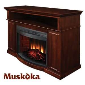  Sheppard Electric Fireplace in Cherry