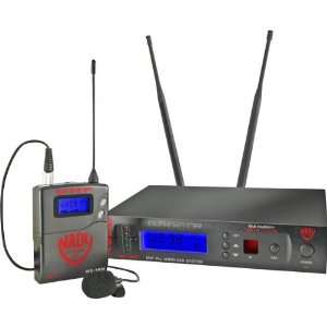  Nady 1000 Channel UHF Wireless Lavalier Microphone System 