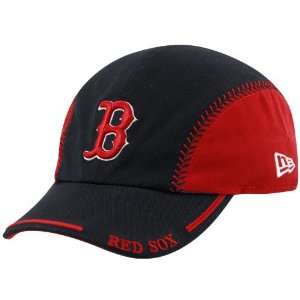  New Era Boston Red Sox Red Navy Blue Ball Boy Adjustable Hat 