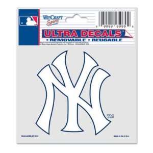  NEW YORK YANKEES OFFICIAL LOGO 3x4 ULTRA DECAL Sports 