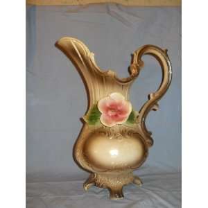   Capodimonte with Floral Pattern Water Pitcher Patio, Lawn & Garden