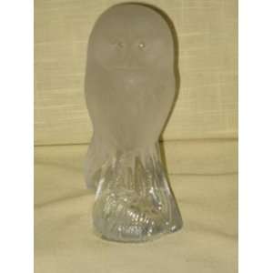   Art Glass OWL 7 Inch Figurine Paperweight 