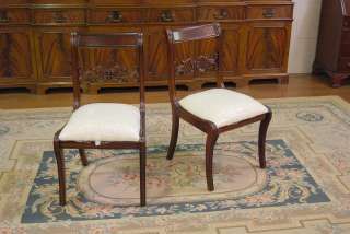 Mahogany Dining Room Chairs  Empire Duncan Phyfe Chair  