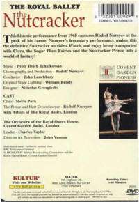 NUTCRACKER The Royal Ballet RUDOLF NUREYEV Musical DVD  