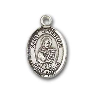   with St. Christian Demosthenes Charm and Godchild Pin Brooch Jewelry