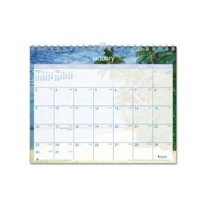  VIODMWTE828 Visual Organizer Wall Calendar, 12 Mos, 15x12 