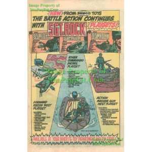 Sgt Rock Playsets Remco Toys Recon Post, River Commando, Machine Gun 