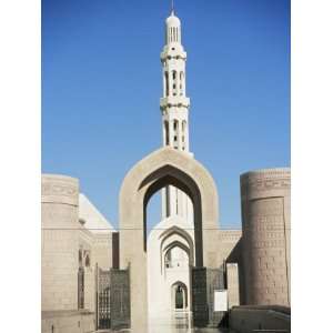  Forecourt and Main Minaret, Sultan Qaboos Mosque, Built in 