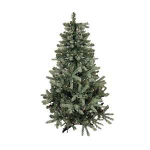  7.5 Pre Lit Blue Spruce Artificial Christmas Tree   Clear 