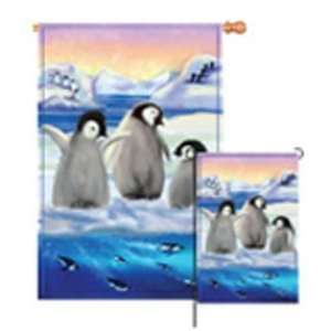 New Premier Designs PD51543 Beautiful Stylish Playful Penguins 12 X 18 