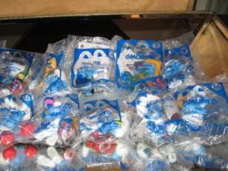 McDonalds Complete Set Of SMURFS Figure Toys 1 16 NEW Sealed Not Sold 