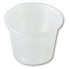250 Solo 1 oz Translucent Polystyrene Souffle Portion Cup ~ P100 0100