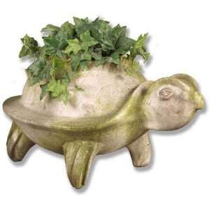  Orlandi Statuary Primative Tortoise Pot 14 Inch Arts 