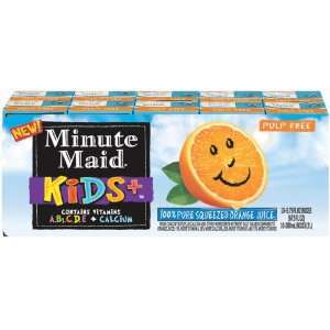   100% Juice Orange Kids + with Vitamins & Calcium 200 Ml Box   4 Pack