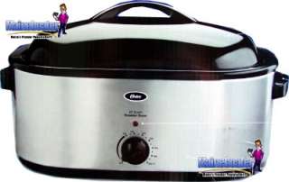 Stainless Steel Electric ROASTER OVEN 26LB Table Top Turkey Ham Cooker 