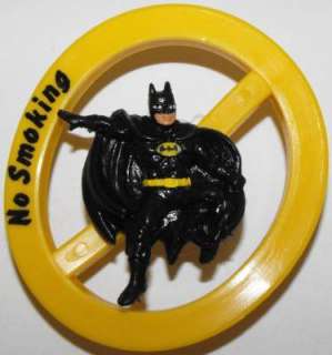 Super Hero BATMAN Figurine NO SMOKING HEROES SuctionCup  