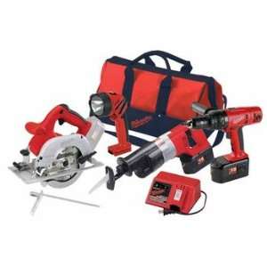 Factory Reconditioned Milwaukee 0912 89 18V Cordless 4 Tool Combo with 