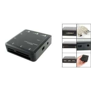    Gino 3 USB 2.0 Ports Hub SD M2 TF MS Card Reader Black Electronics