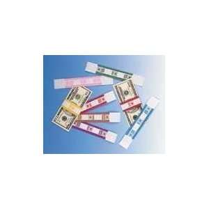  Accufax (Paper Mfr) Self Adhesive Currency Straps, Green 