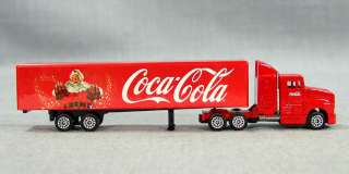   CLAUS COCA COLA BOTTLE CARGO TRAILER RED TRUCK MODEL TOY * MINT  