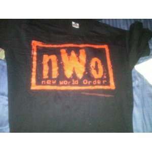   NWO Wolfpack Red & Black Extra Large Black T Shirt WWF, WWE, TNA, ECW