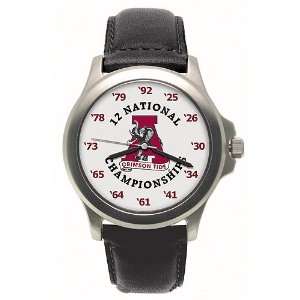   Alabama Crimson Tide Mens NCAA Rookie Watch (Leather Band) Jewelry
