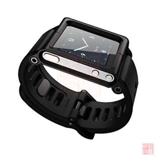 New Multi Touch watch band Black Aluminum wrist watch Case Cover for 