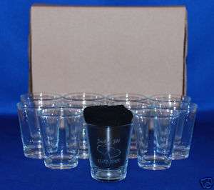72 Personalized Shot Glasses, Wedding Favors   Engraved  
