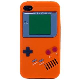 Gameboy Like Super Realistic Orange Flexa Silicone Case Cover for 