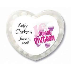 Wedding Favors Heart Bubble Design Sweet Sixteen Personalized Heart 