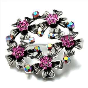  Swarovski Crystal Flowers Dazzle Brooches And Pins 