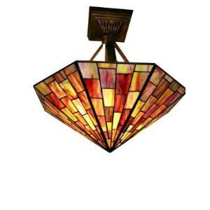  Tiffany style Red Hanging Lamp 
