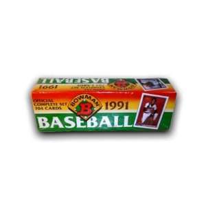  1991 Bowman MLB Factory Set (704 Cards): Sports & Outdoors