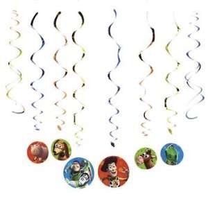 Toy Story 3 Dangling Swirls   Party Decorations & Hanging Decorations