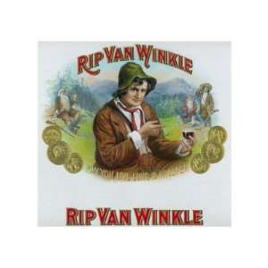  Rip Van Winkle Brand Cigar Box Label Premium Poster Print 