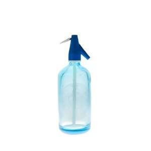  Vintage Light Blue Seltzer Bottle