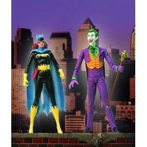   Classic Silver Age Batgirl & Joker Deluxe Action Figure Set: Toys