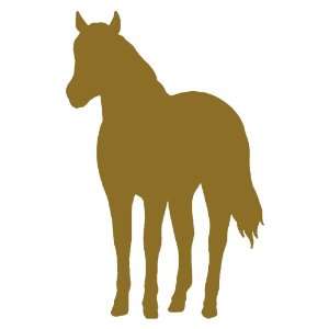  Horse GOLD vinyl window decal sticker
