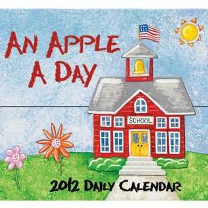  An Apple a Day 2012 Mini Desk Calendar: Office Products