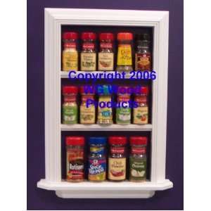 com (SR 130) Wall mount or surface mounted 30 inch Kitchen Spice Rack 